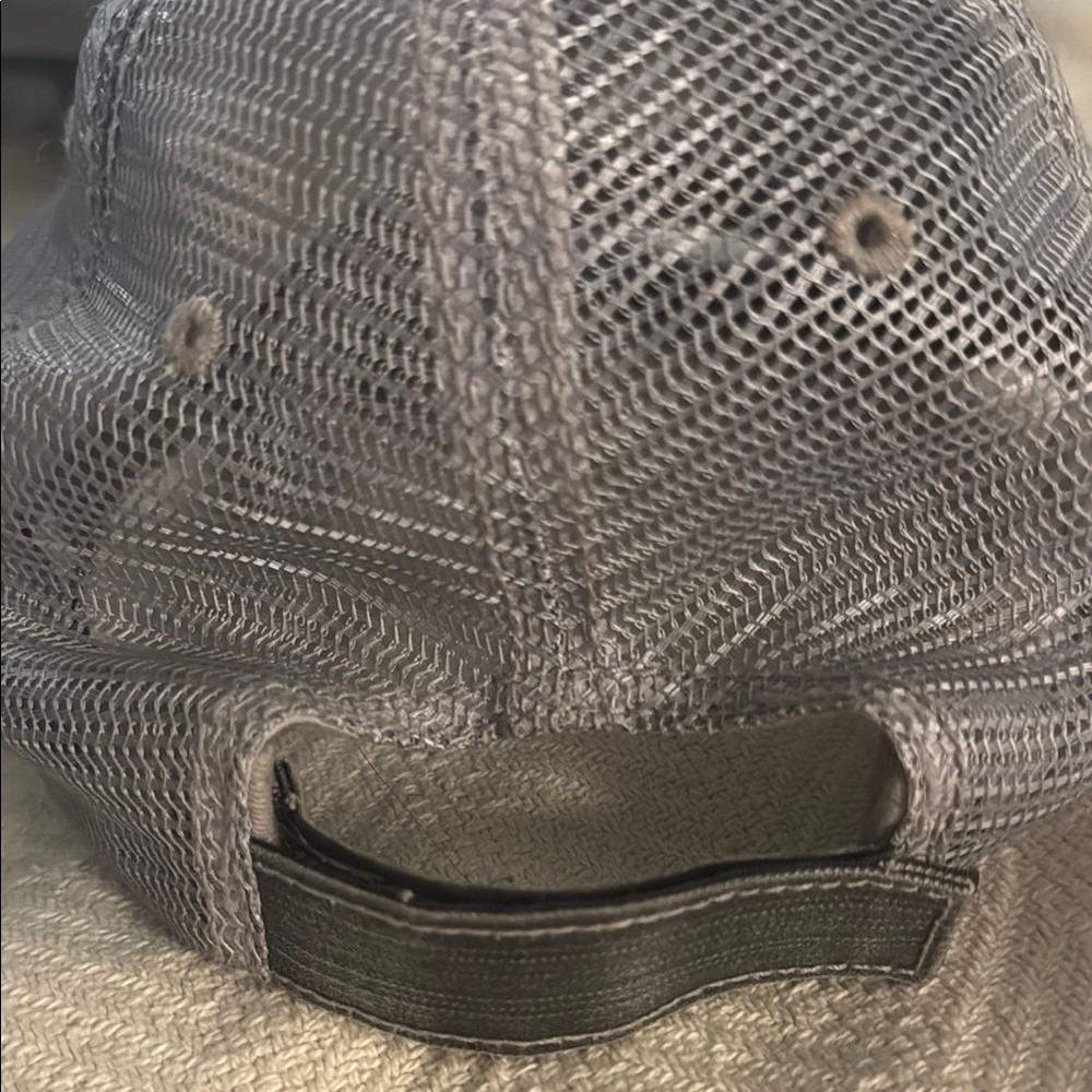 Gray Baseball Cap with T Logo - Picture 2 of 5
